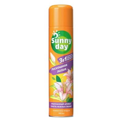 Sunny Day Освежитель воздуха Роскошная лилия 300 см3/уп12