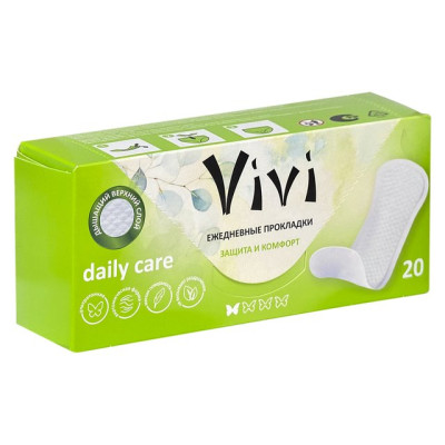 Прокладки ежедн. Vivi DAILY CARE №20/уп20(new)