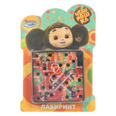 Логическая игра лабиринт Чебурашка блист.14,7*20,7*2см ИГРАЕМ ВМЕСТЕ в кор.2*210шт Логическая игра лабиринт Чебурашка блист.14,7*20,7*2см ИГРАЕМ ВМЕСТЕ в кор.2*210шт