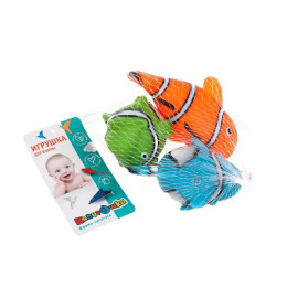 Игрушки для ванной в сетке КАПИТОШКА в кор.2*60шт