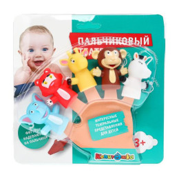 Игрушка пластизоль д/ванны пальчиковый театр капитошка  животные 5шт КАПИТОШКА в кор.2*72шт Игрушка пластизоль д/ванны пальчиковый театр капитошка  животные 5шт КАПИТОШКА в кор.2*72шт