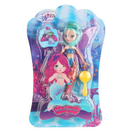 Кукла русалка 19 см, с крыльями, расческа, блист. Тутти в кор.2*180шт