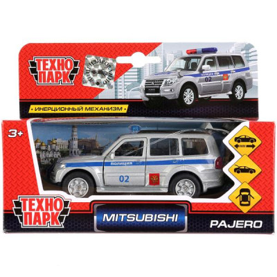 Машина металл MITSUBISHI pajero ПОЛИЦИЯ 12 см, двери, баг., инерц., кор. Технопарк в кор.2*24шт Машина металл MITSUBISHI pajero ПОЛИЦИЯ 12 см, двери, баг., инерц., кор. Технопарк в кор.2*24шт