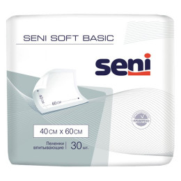 СЕНИ Пеленки (простыни) Soft Basic  40 x 60 см 30 шт/уп4