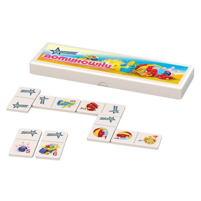 НОРДПЛАСТ Доминошки "Игры и игрушки"/уп36 828НП