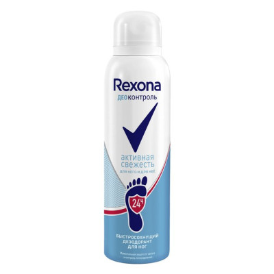 REXONA Део-спрей   ДЛЯ НОГ Активная Свежесть 150 мл/уп6