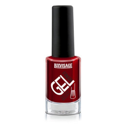 LUXVISAGE Лак д/ногтей GEL finish тон  8(бордовый) 9г  /уп6