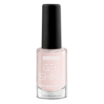 LUXVISAGE Лак для ногтей GEL SHINE тон 101 молочный розовый с шиммером 9г /уп6 LUXVISAGE Лак для ногтей GEL SHINE тон 101 молочный розовый с шиммером 9г /уп6