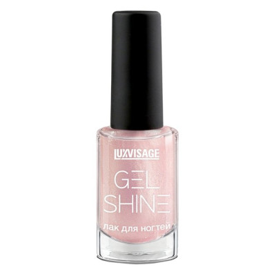 LUXVISAGE Лак для ногтей GEL SHINE тон 105 светлый розовый с золот. шиммером 9г /уп6 LUXVISAGE Лак для ногтей GEL SHINE тон 105 светлый розовый с золот. шиммером 9г /уп6