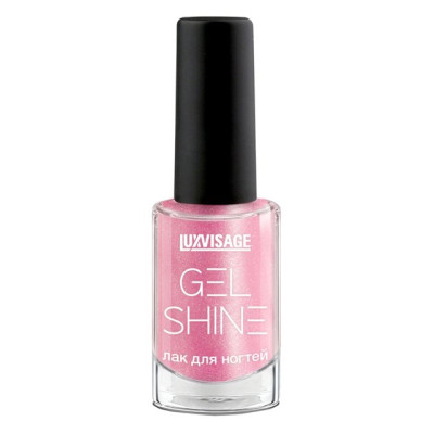LUXVISAGE Лак для ногтей GEL SHINE тон 107 розовый с серебр. шиммером 9г /уп6 LUXVISAGE Лак для ногтей GEL SHINE тон 107 розовый с серебр. шиммером 9г /уп6