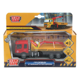 Машина металл свет-звук АВТОМАНИПУЛЯТОР 15,5 см, подв эл, в ассорт, кор. Технопарк в кор.2*60шт