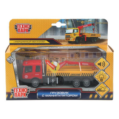 Машина металл свет-звук АВТОМАНИПУЛЯТОР 15,5 см, подв эл, в ассорт, кор. Технопарк в кор.2*60шт Машина металл свет-звук АВТОМАНИПУЛЯТОР 15,5 см, подв эл, в ассорт, кор. Технопарк в кор.2*60шт