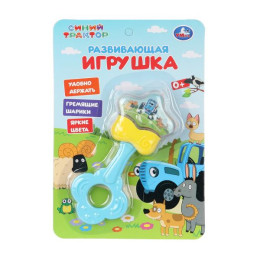 Развивающая игрушка СИНИЙ ТРАКТОР звездочка на блист. Умка в кор.2*180шт