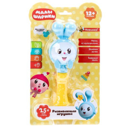 Развивающая игрушка Малышарики 25 песен,звуков.удобная ручка.блист.бат. Умка в кор.96шт