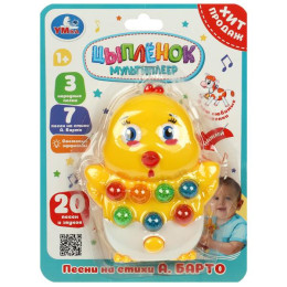 Мультиплеер цыпленок Барто А. 20 песен и звуков.блист.бат. Умка в кор.2*90шт
