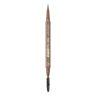LUXVISAGE Маркер для бровей BROW FILLER ultra slim 24H 02 smoky 3г /уп6 LUXVISAGE Маркер для бровей BROW FILLER ultra slim 24H 02 smoky 3г /уп6