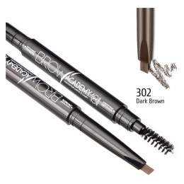 TF cosmetics Карандаш д/бровей механич. с щеточ. BROW ACADEMY тон302 темно-коричн. Китай /уп6 TF cosmetics Карандаш д/бровей механич. с щеточ. BROW ACADEMY тон302 темно-коричн. Китай /уп6