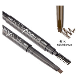 TF cosmetics Карандаш д/бровей механич. с щеточ. BROW ACADEMY тон303 натур. Коричн. Китай /уп6 TF cosmetics Карандаш д/бровей механич. с щеточ. BROW ACADEMY тон303 натур. Коричн. Китай /уп6