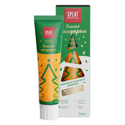 SPLAT Special ЗИМНИЙ МАНДАРИН зубная паста, 75 мл/уп12