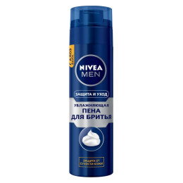NIVEA FOR MEN Пена для бритья "Защита и уход" 200мл(new)/уп12