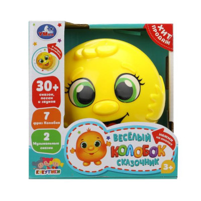 Весёлый колобок сказочник 30 сказок,песен и звуков 30 песен и звуков в кор. Умка в кор.48шт