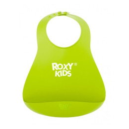 Нагрудник ROXY-KIDS мягкий, зелёный (РФ)