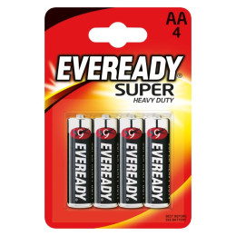 Батарейки Eveready Super AA R6 4шт/уп24