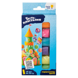 HIT IMAGINATION Набор для детской лепки «Тесто-пластилин 6 цветов. Маршмеллоу цвета»/уп38 TA1089V HIT IMAGINATION Набор для детской лепки «Тесто-пластилин 6 цветов. Маршмеллоу цвета»/уп38 TA1089V
