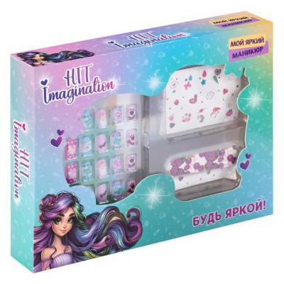 HIT IMAGINATION Набор игровой "Мой яркий маникюр"/уп192 1168-1