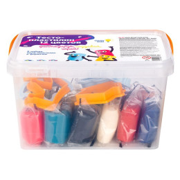 GENIO KIDS-ART Набор для детской лепки "Тесто-пластилин 12 цветов"/уп12 TA1070 GENIO KIDS-ART Набор для детской лепки "Тесто-пластилин 12 цветов"/уп12 TA1070