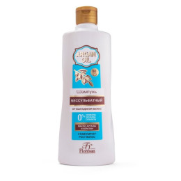 Ф721 Шампунь бессульфатный против выпадения с маслом арганы Argan oil 400мл/уп9
