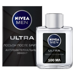 NIVEA FOR MEN Лосьон после бритья ULTRA 100мл/уп24