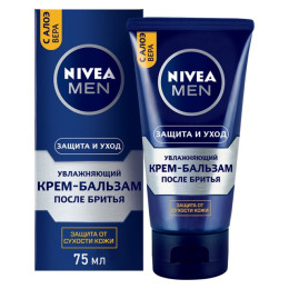 NIVEA FOR MEN Крем-бальзам после бритья "Защита и уход" 75мл/уп12