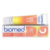 BIOMED HEALTHYWHITE Отбеливание и восстановление эмали. ГУАВА зубная паста, 65 г/уп12