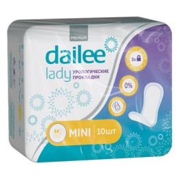 Прокладки урологические Dailee LADY Mini 10 шт/уп18