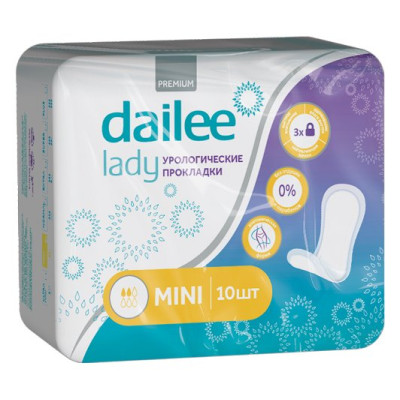 Прокладки урологические Dailee LADY Mini 10 шт/уп18