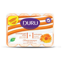 DURU SOFT SENS  Мыло Календула 4*80г(э/пак)/уп12