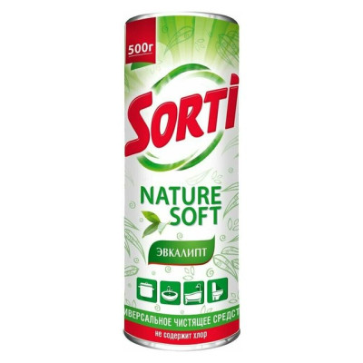 SORTI Чистящий порошок Эвкалипт 500гр/уп24