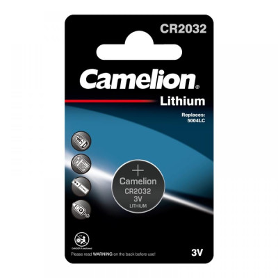 Батарейки Camelion CR2032литиевая 3V 1шт/уп10