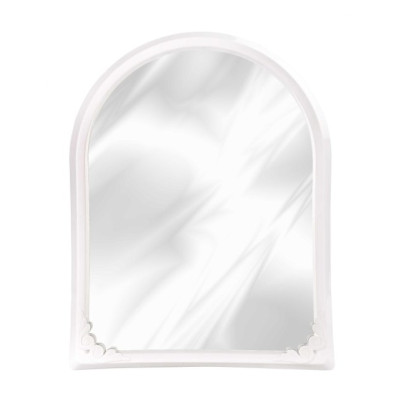 Зеркало в рамке 495х390мм (белый) (уп.6) (Стандарт качество) М7405