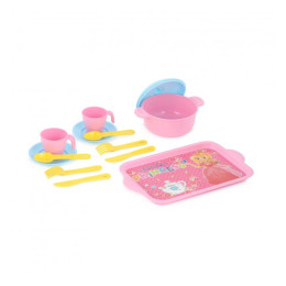 Набор игрушечной посуды "Хозяйка" (2 персоны) (уп.20) (Стандарт качество) М1914