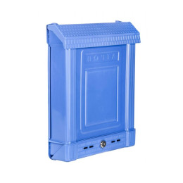 Ящик почтовый с замком (синий) (уп.7) (Стандарт качество) М6179