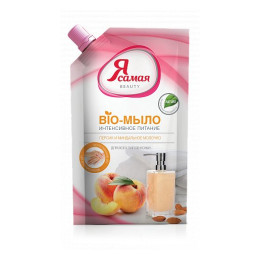 Мыло Жидкое BIO (крем-мыло) Персик и миндальное молочко 500мл/уп12