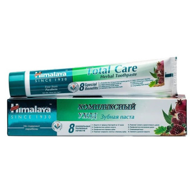 Зубная паста Total Care Комплексный уход Himalaya 50мл/уп24