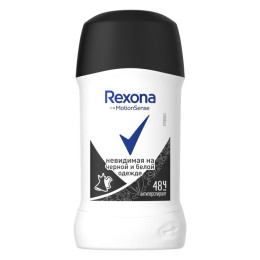 REXONA Део-стик Кристалл Невидимая защита на чёрном и белом 40 мл/уп6