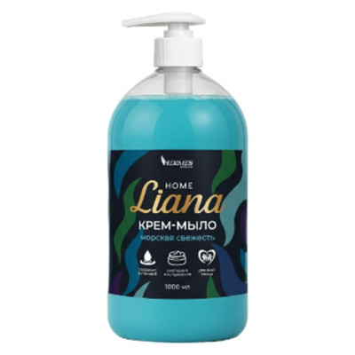 Гермес Liana крем-мыло с ароматом Морская свежесть 500 мл/уп15