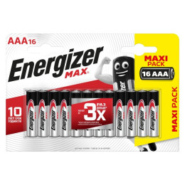 Батарейки Energizer MAX E92 АAA 16шт/уп12