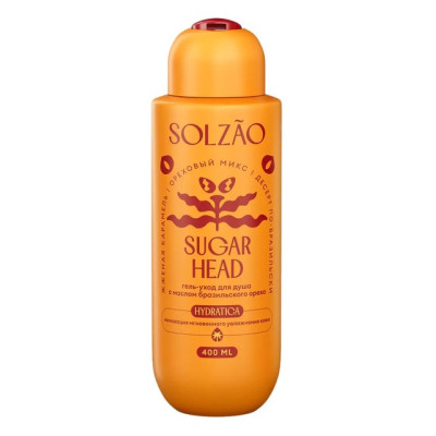 SOLZAO Sugar Head гель-уход для душа, RU(24)+BY 400 мл/уп12