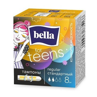 БЕЛЛА FOR TEENS Тампоны "комфорт и надежность" super 8 шт/уп40