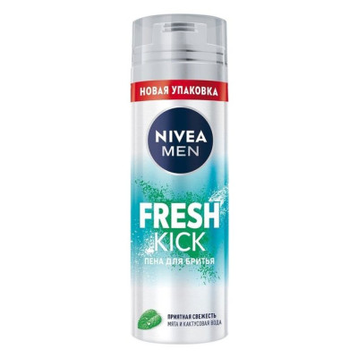NIVEA FOR MEN Пена для бритья "Комфорт Fresh" 200мл/уп12 ХД NIVEA FOR MEN Пена для бритья "Комфорт Fresh" 200мл/уп12 ХД